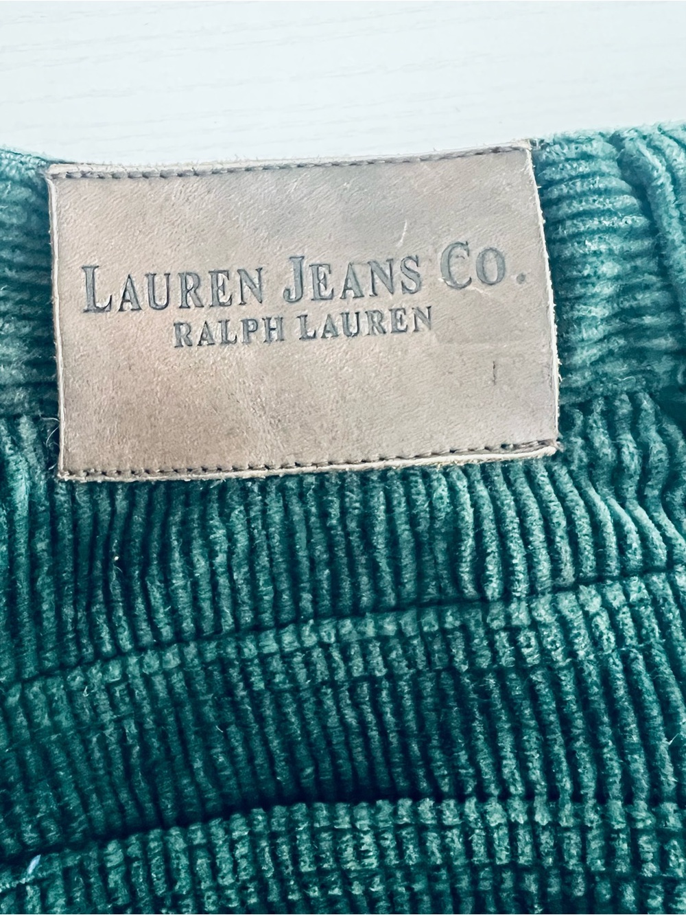 Ralph Lauren Lauren Jeans Co. Teal Corduroy Pants